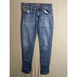 April Girl Jeans Women's Size 7 Blue Denim Skinny Fit Medium Wash Inseam 27